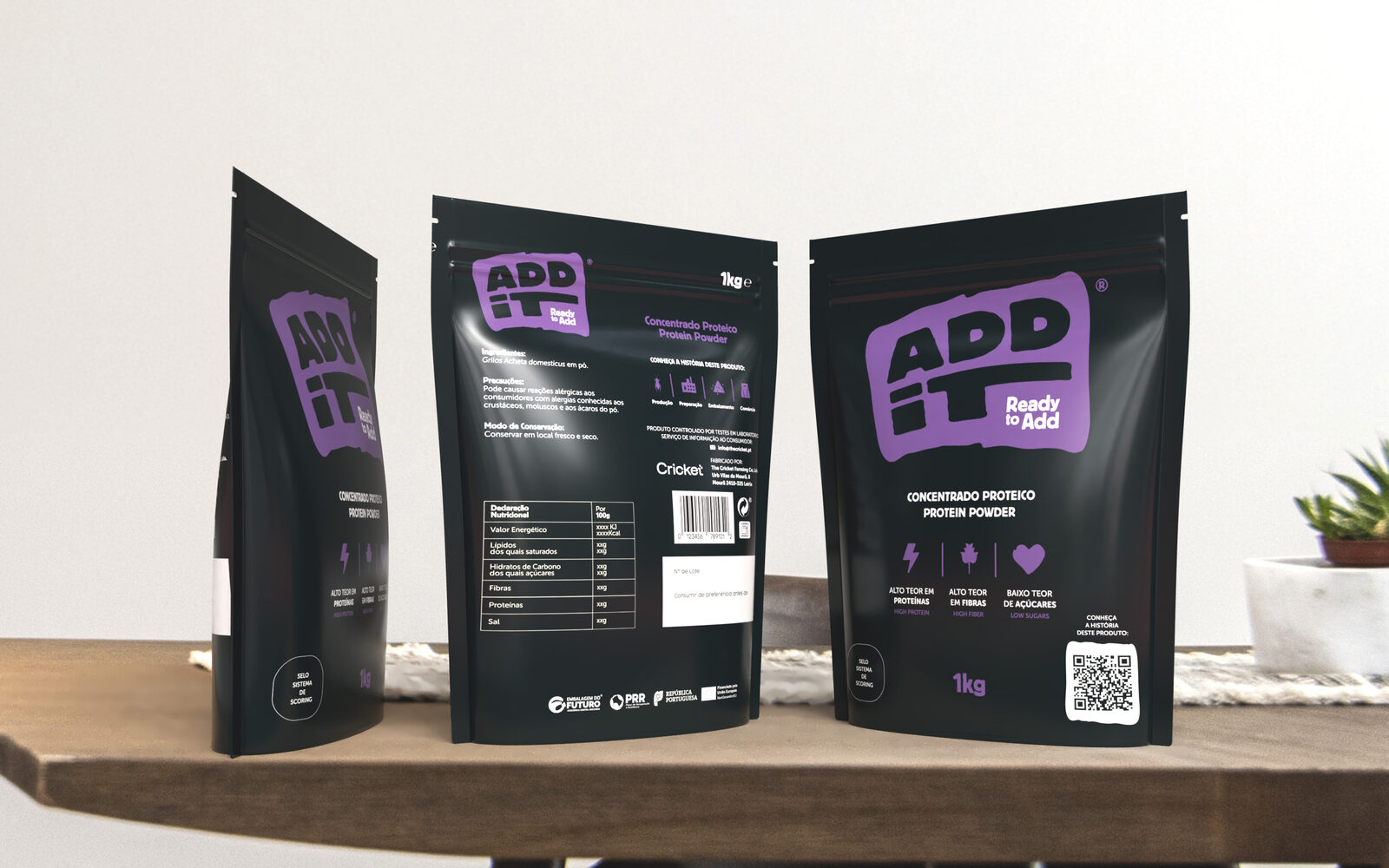 Add-it — concentrado proteico de grilo
